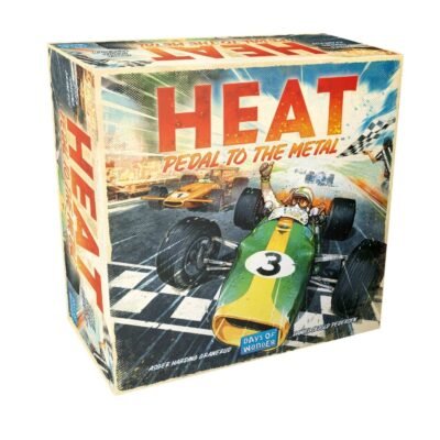 Heat: Pedal to the Metal - 2-Player Strategic Racing Board Game | High-Speed Action