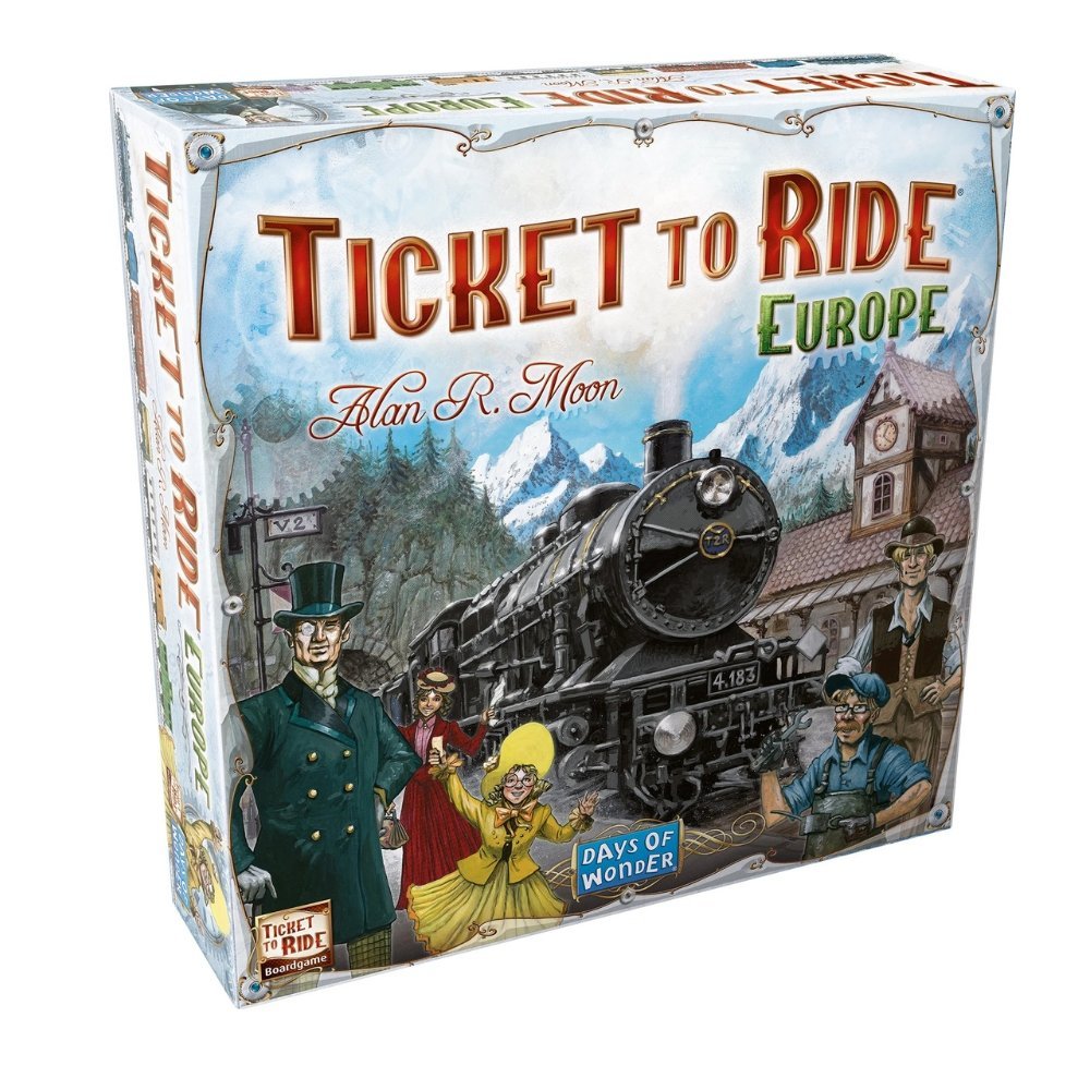 Ticket to Ride Europe – Train Strategy Game for 2–5 Players