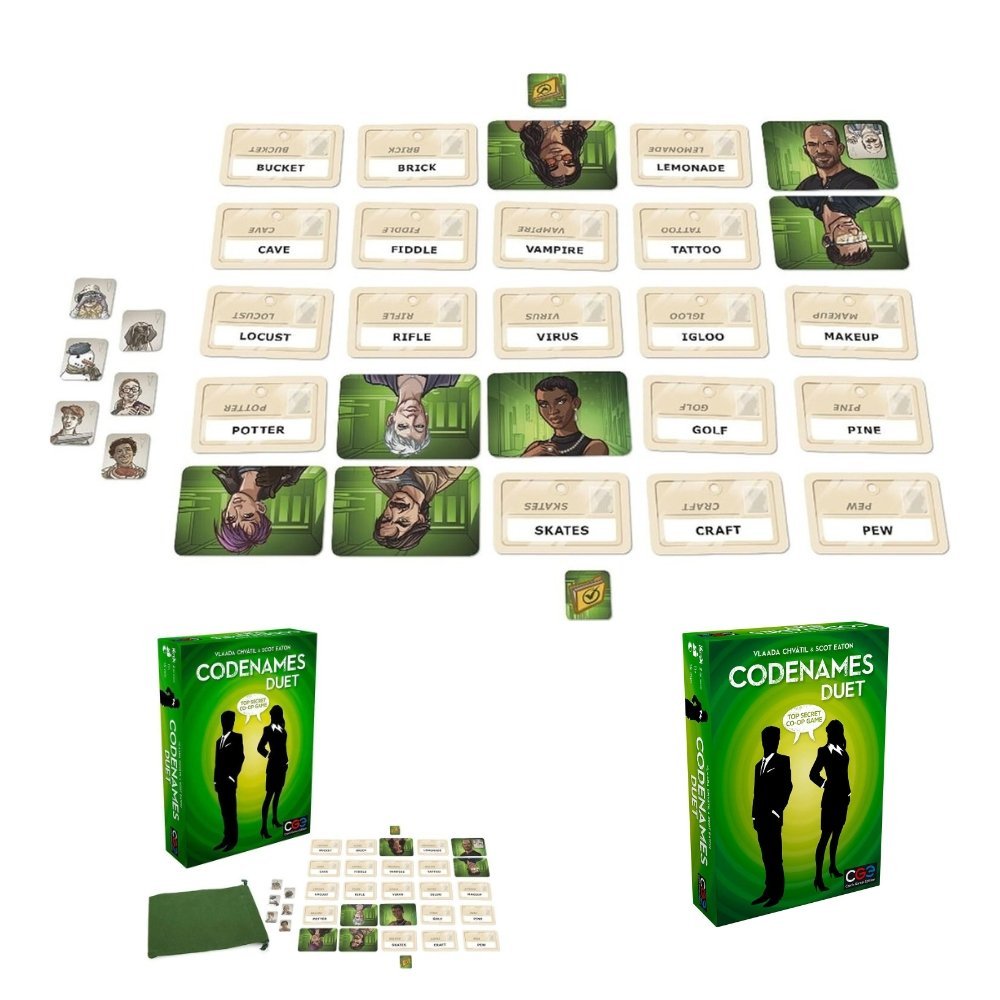 Codenames Duet – 2-Player Co-Op Word Game - Image 3