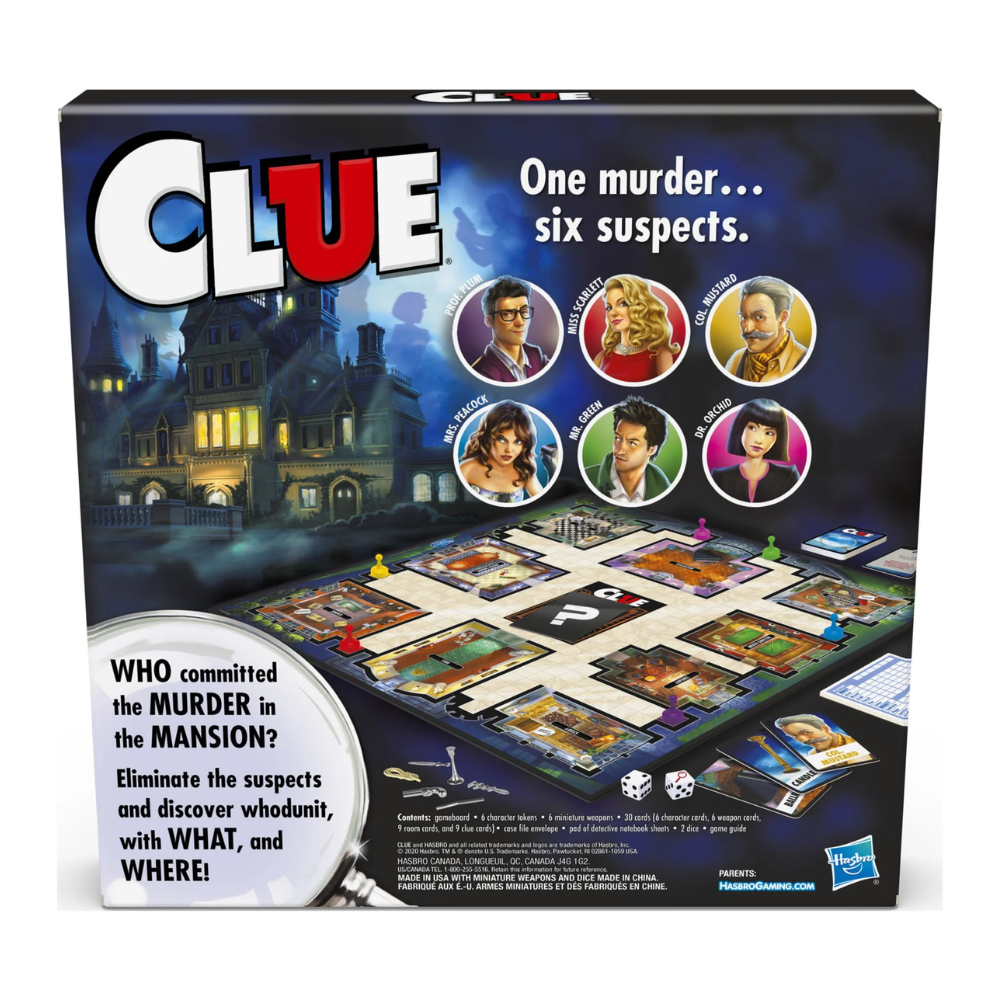 CLUE Classic Mystery Board Game – Solve the Crime! - Image 3