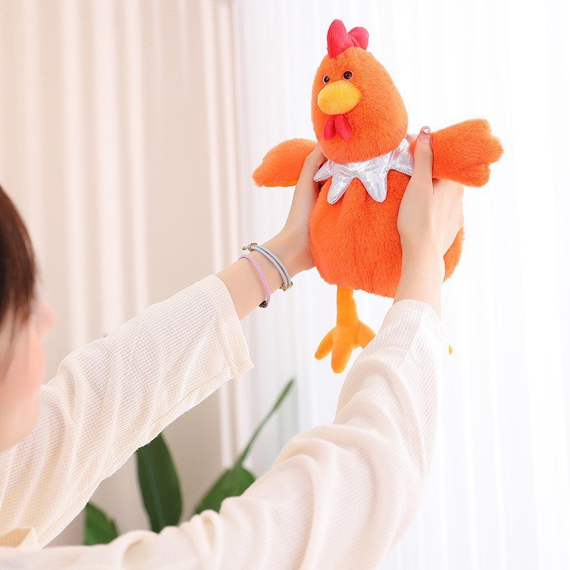 Big Belly Chicken Plush Toy - Cuckoo Rooster Doll for Kids - Image 2