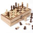 Magnetic Folding Wooden Chess Set