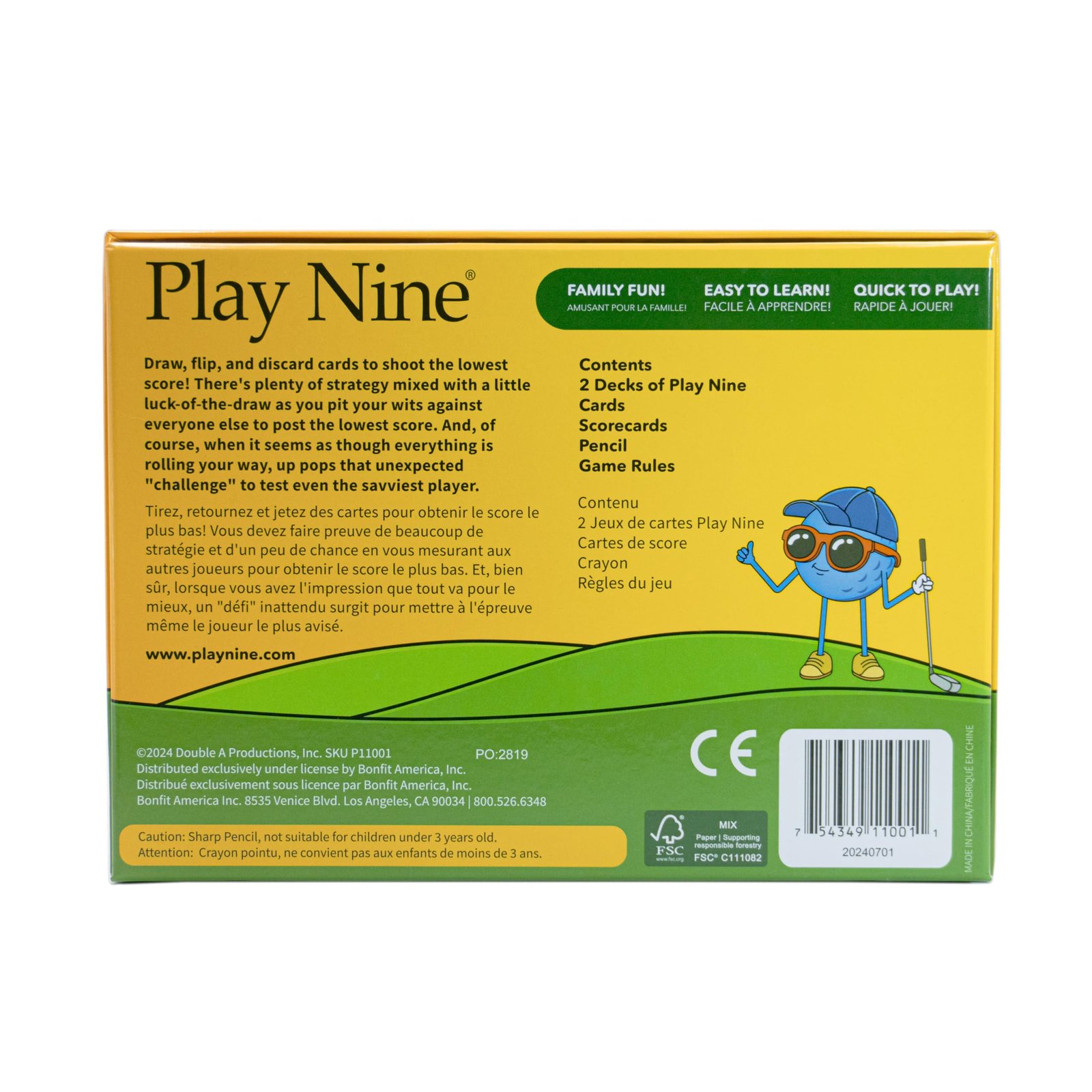Play Nine Card Game | Golf-Inspired Family Card Game - Image 6
