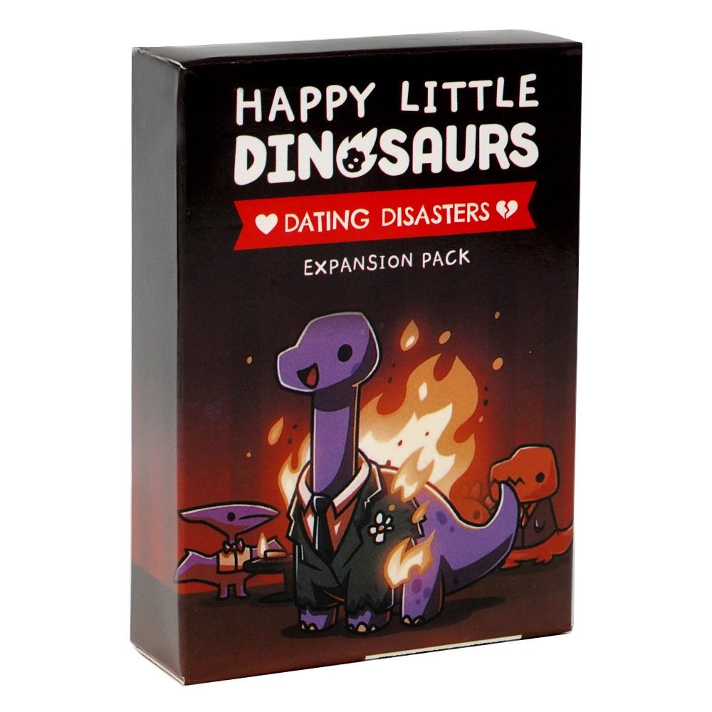Happy Little Dinosaurs: Dating Disasters Expansion – Funny Card Game Add-On 
