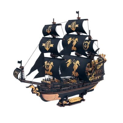 3D Wooden Puzzle – The Seahorse Barque Model Kit