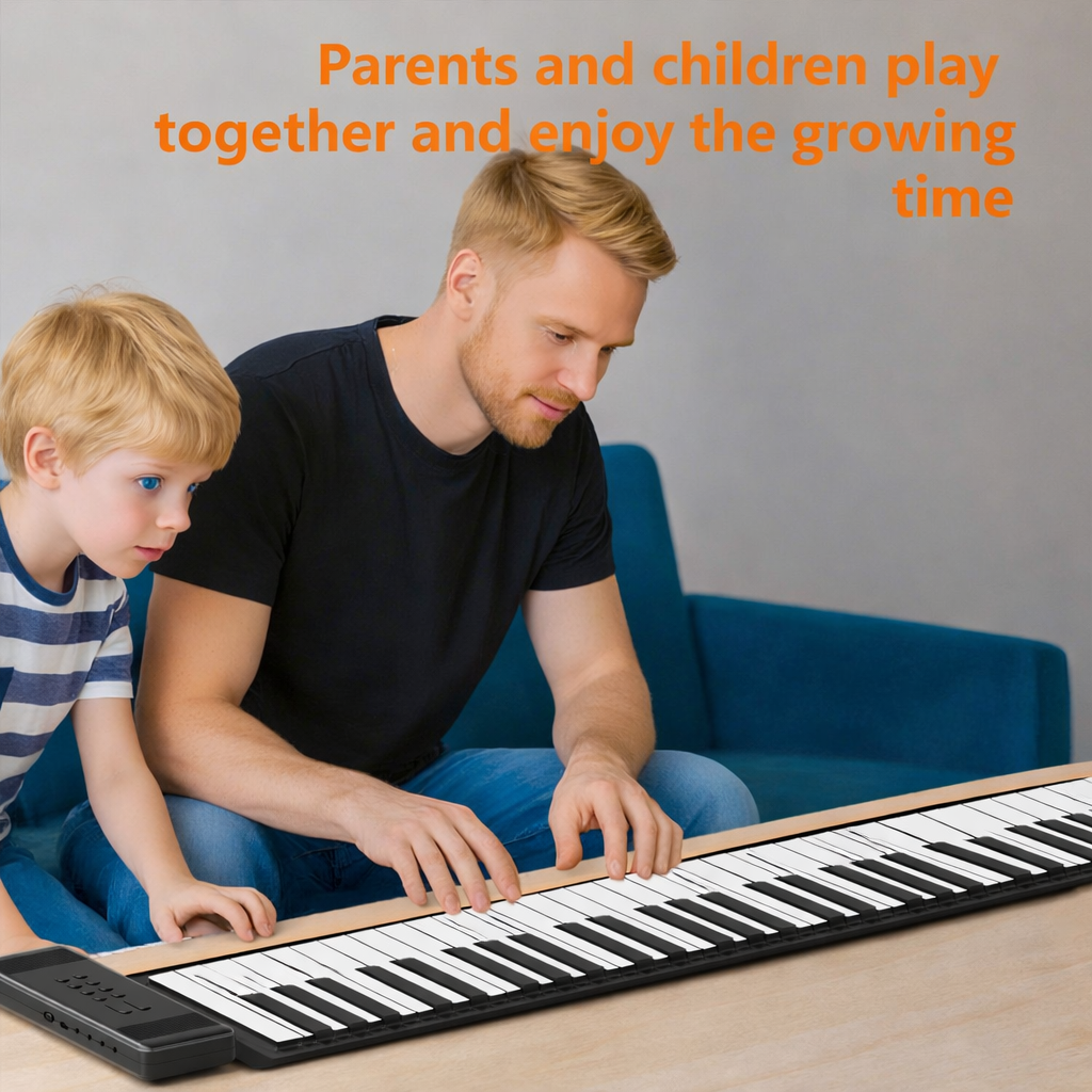 88 key keyboard waterproof silicone keys dirt resistant and easy to clean surface