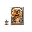 Golden Sunflower w/ LED Lights 3D Wooden Puzzle
