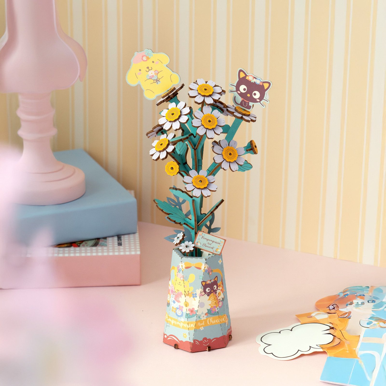 3D Puzzle – Friends Pompompurin & Chococat Chamomile - Image 2