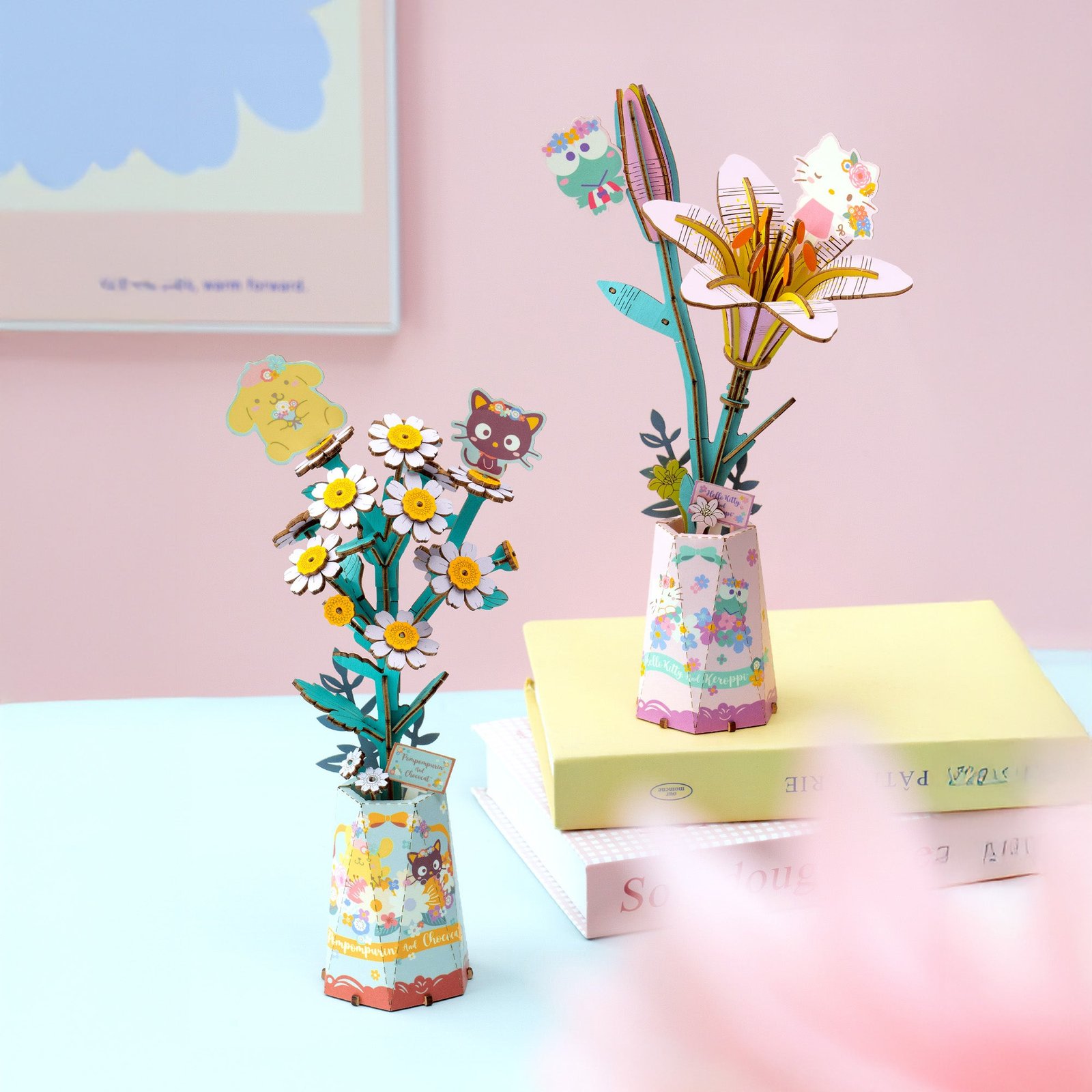 3D Puzzle – Friends Pompompurin & Chococat Chamomile - Image 5