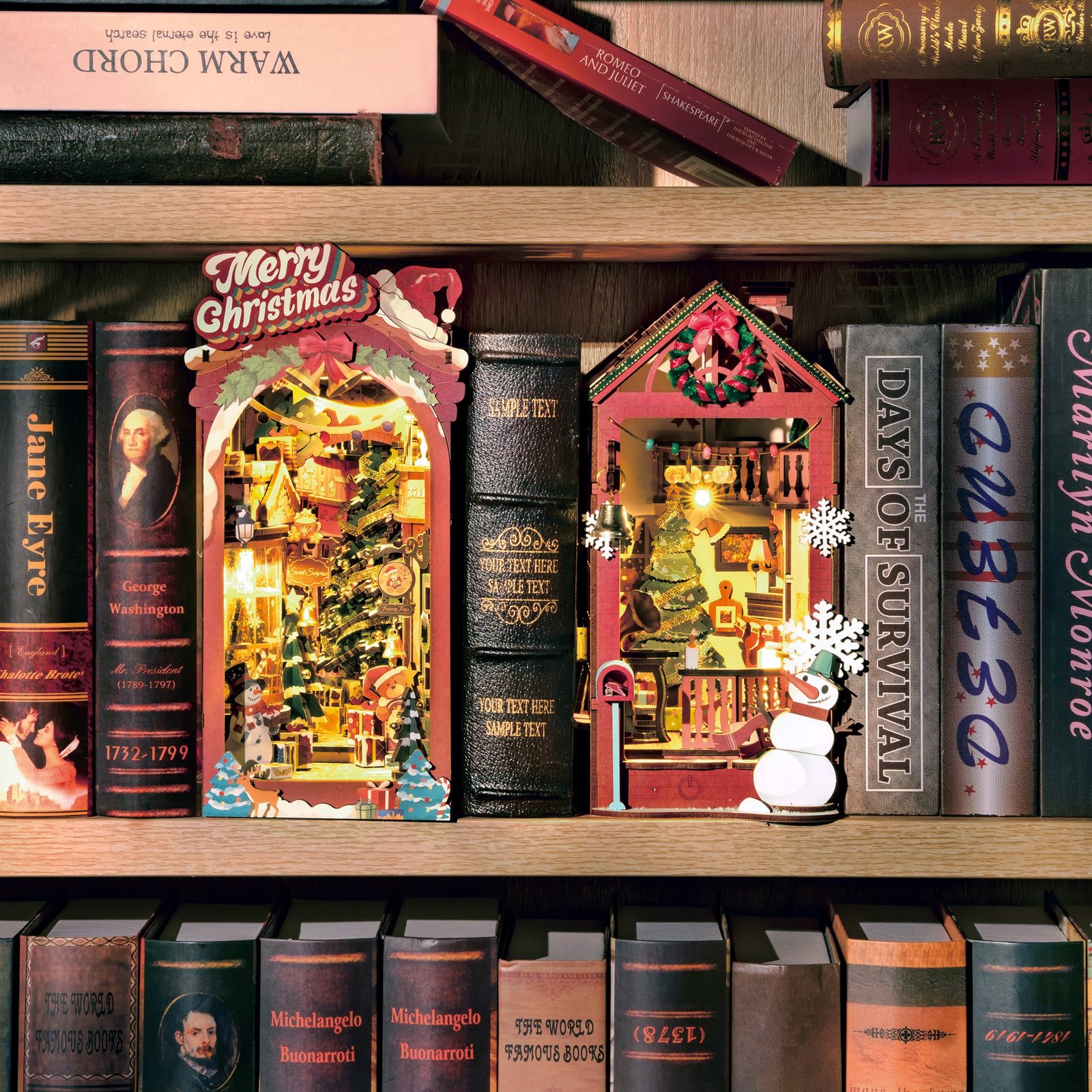 Christmas Indoor Scene Book Nook - Image 6