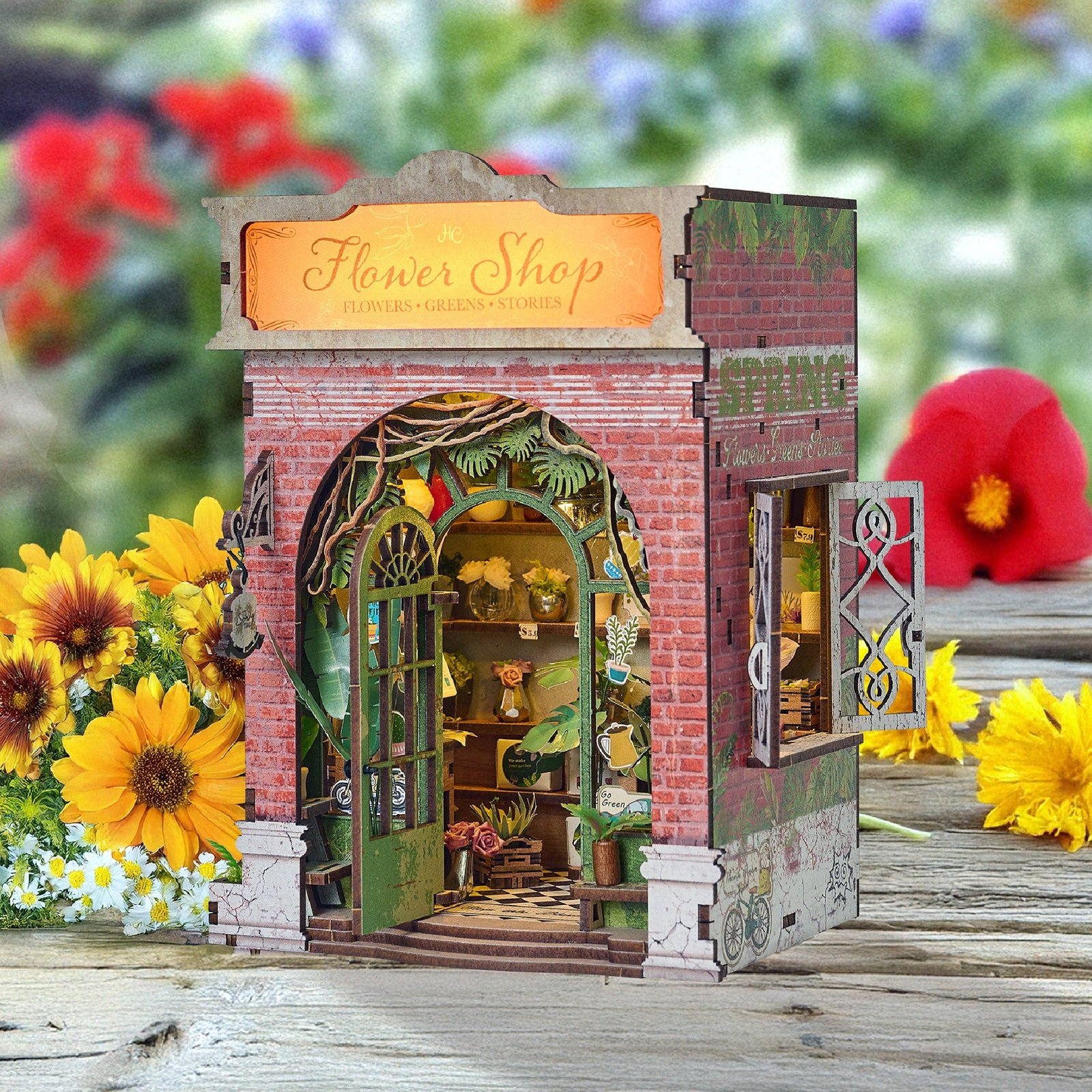 Flower Shop Book Nook - Image 3