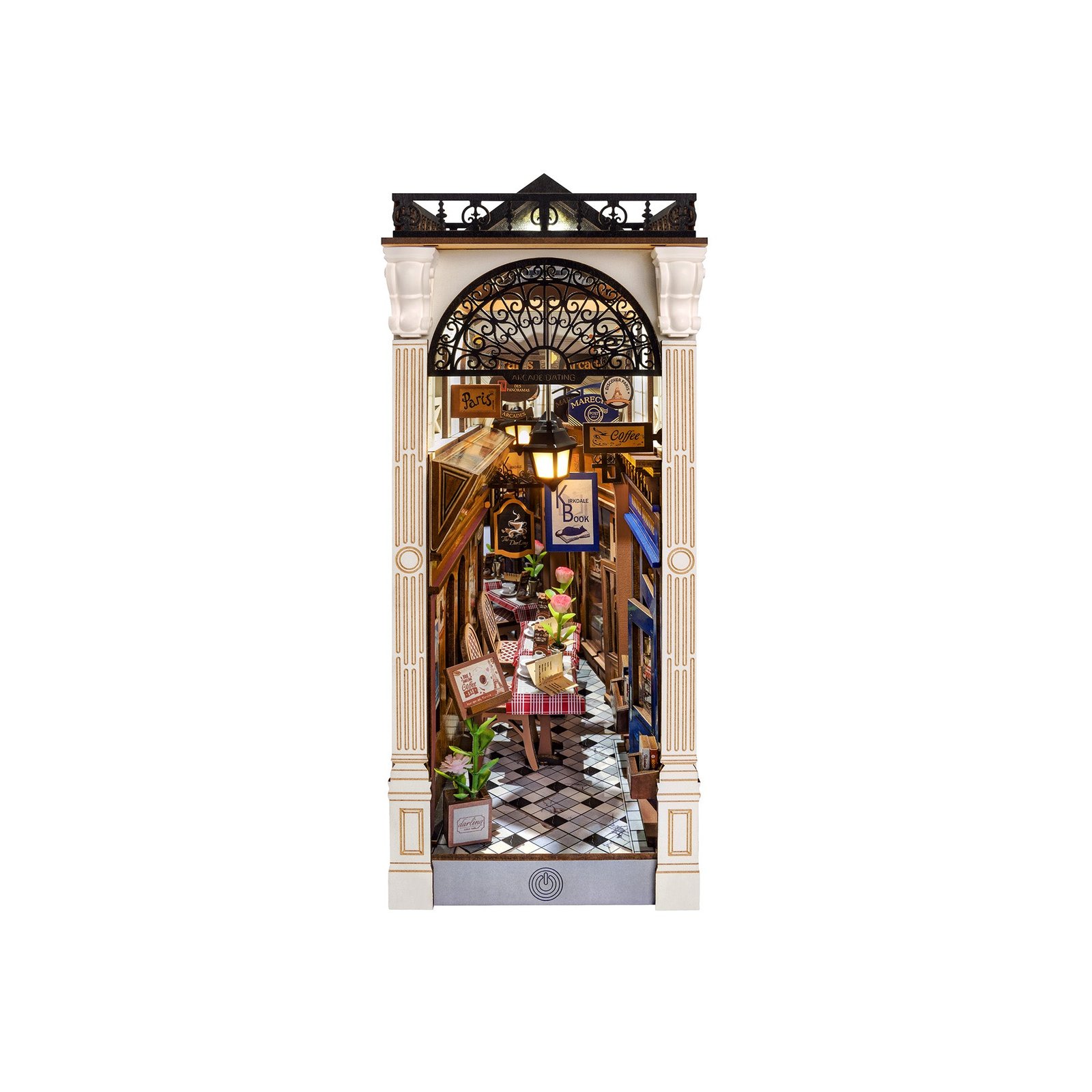 Paris Arcade Date w/ Dust Cover Book Nook Kit