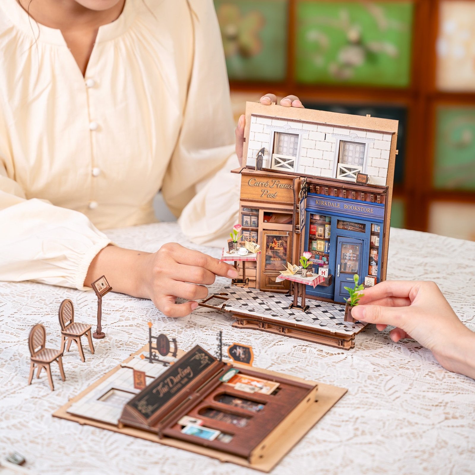 Paris Arcade Date w/ Dust Cover Book Nook Kit - Image 3