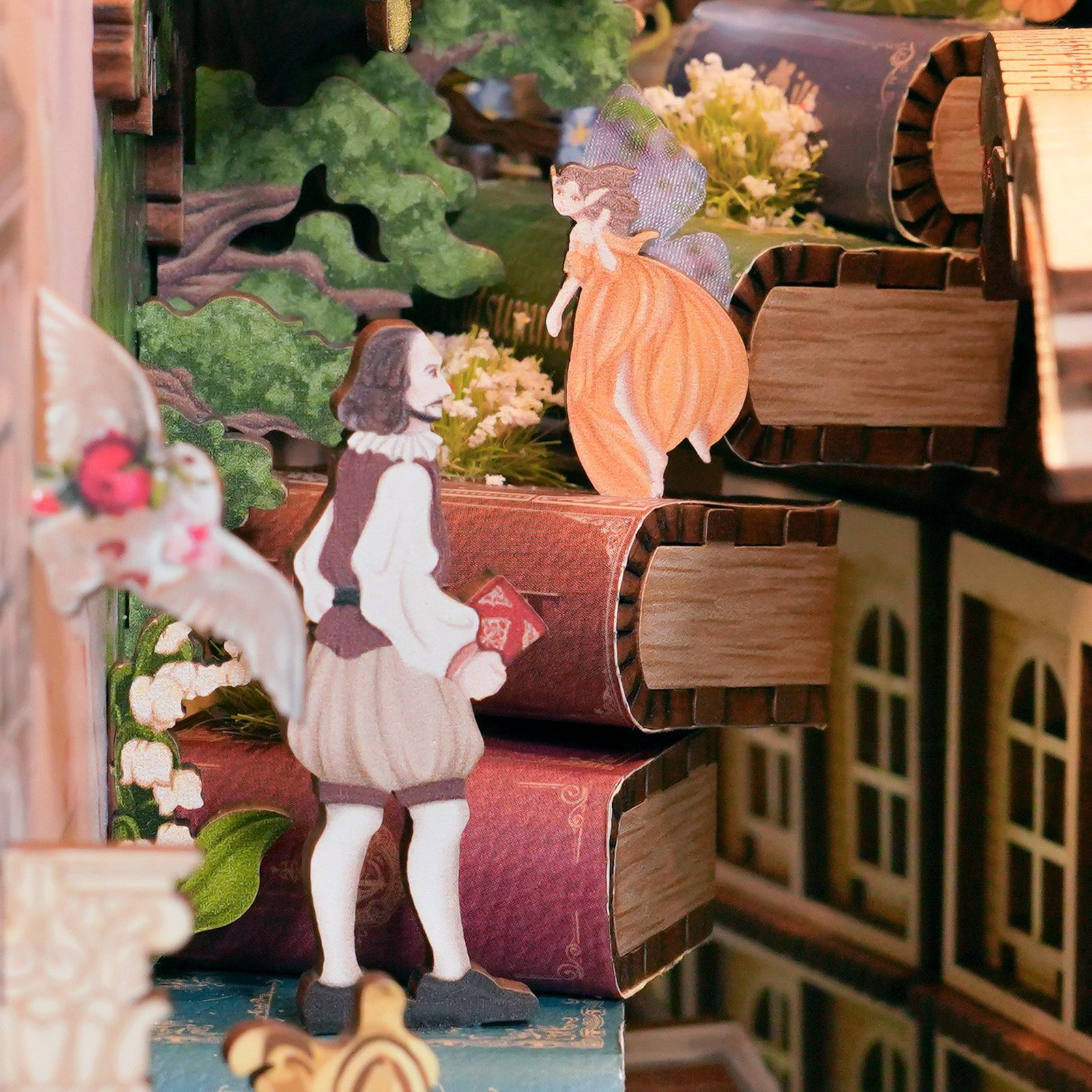 Shakespeare's Verse w/ Dust Cover Book Nook Kit - Image 3