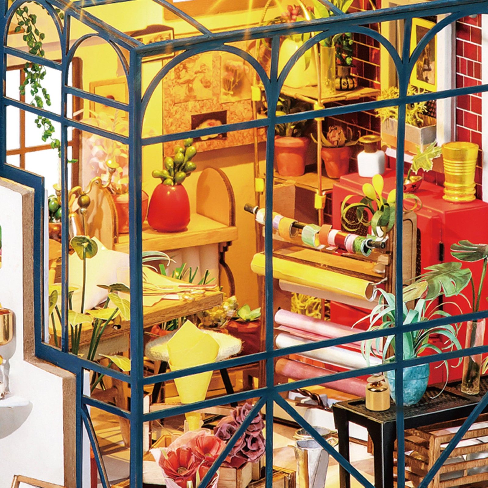 Emily's Flower Shop Book Nook - Image 6