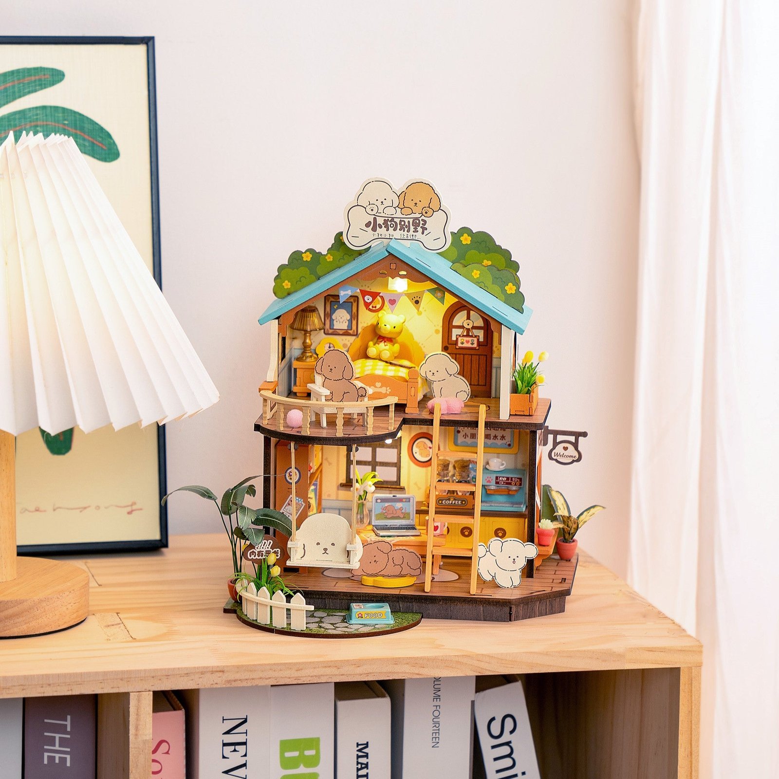 Puppy's Cozy Villa Book Nook - Image 2