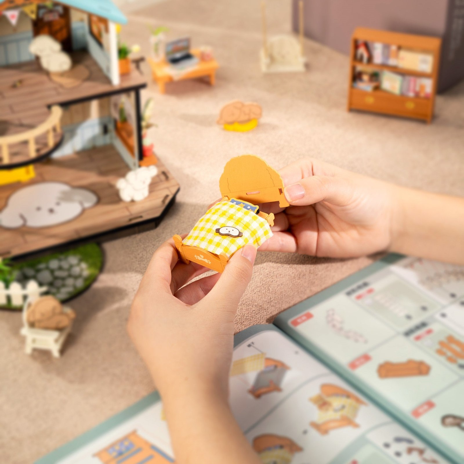 Puppy's Cozy Villa Book Nook - Image 6