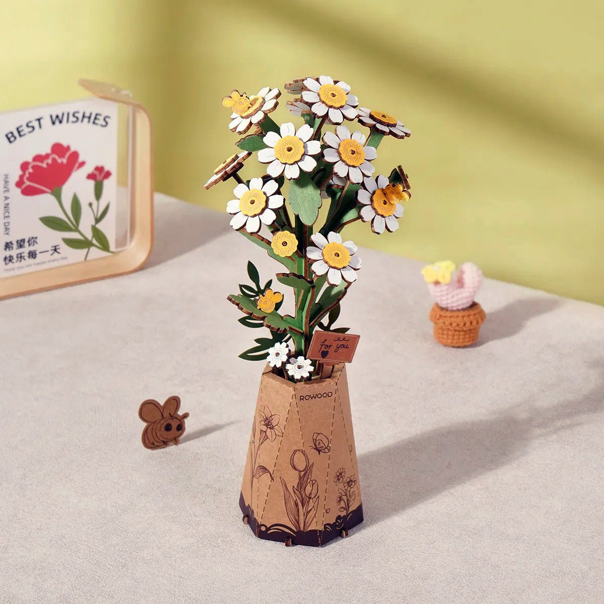 Chamomile 3D Wooden Puzzle - Image 2