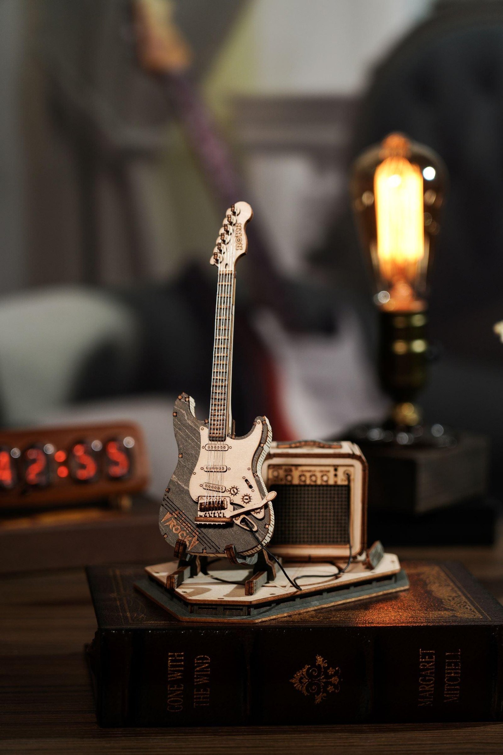 3D Modern Wooden Puzzle – Drum Kit - Image 2