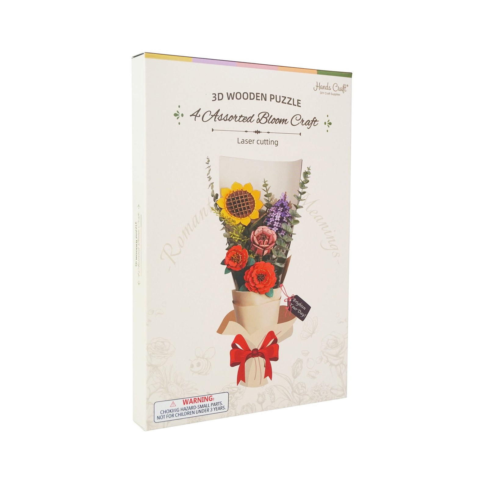 Flower Bundle 3D Wooden Puzzle - Image 2