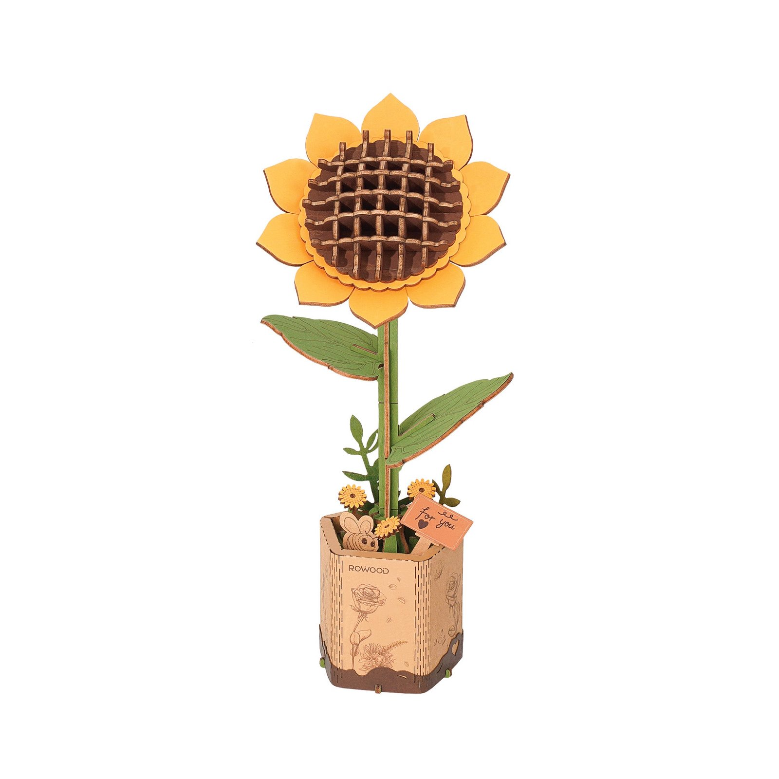 Flower Bundle 3D Wooden Puzzle - Image 4