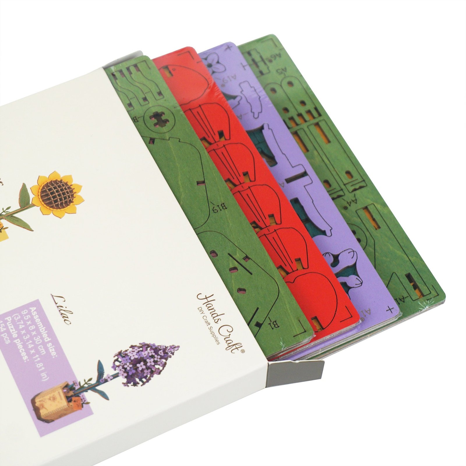 Flower Bundle 3D Wooden Puzzle - Image 8