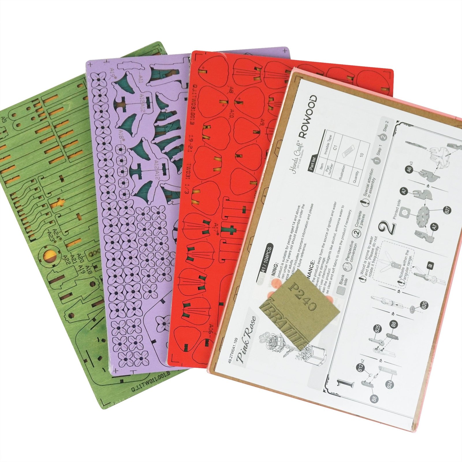 Flower Bundle 3D Wooden Puzzle - Image 9