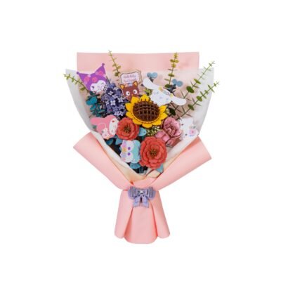 3D Wooden Flower Puzzle – Friends Flower Bouquet