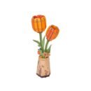 Orange Tulip 3D Wooden Puzzle