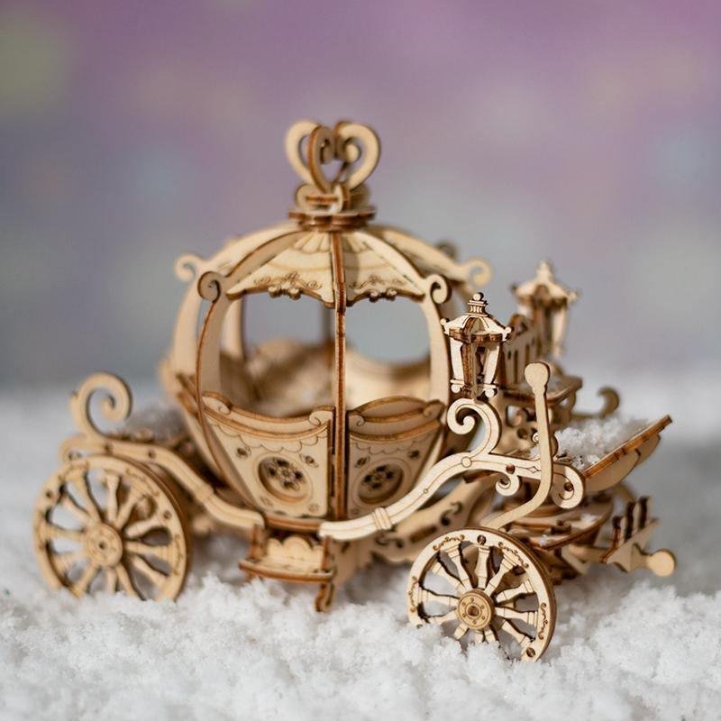 Pumpkin Carriage 3D Wooden Puzzle