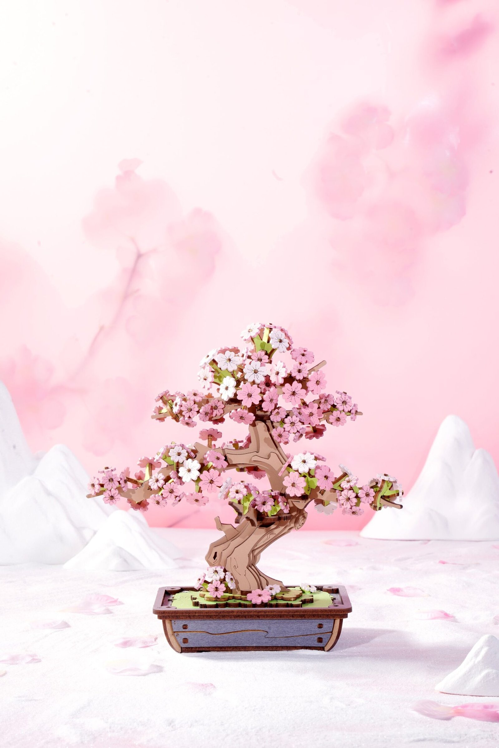 Sakura Bonsai 3D Wooden Puzzle - Image 2