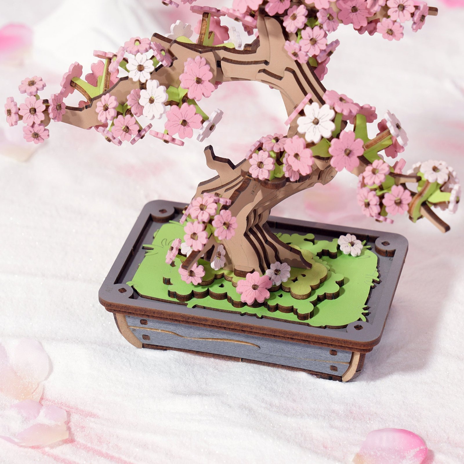 Sakura Bonsai 3D Wooden Puzzle - Image 3