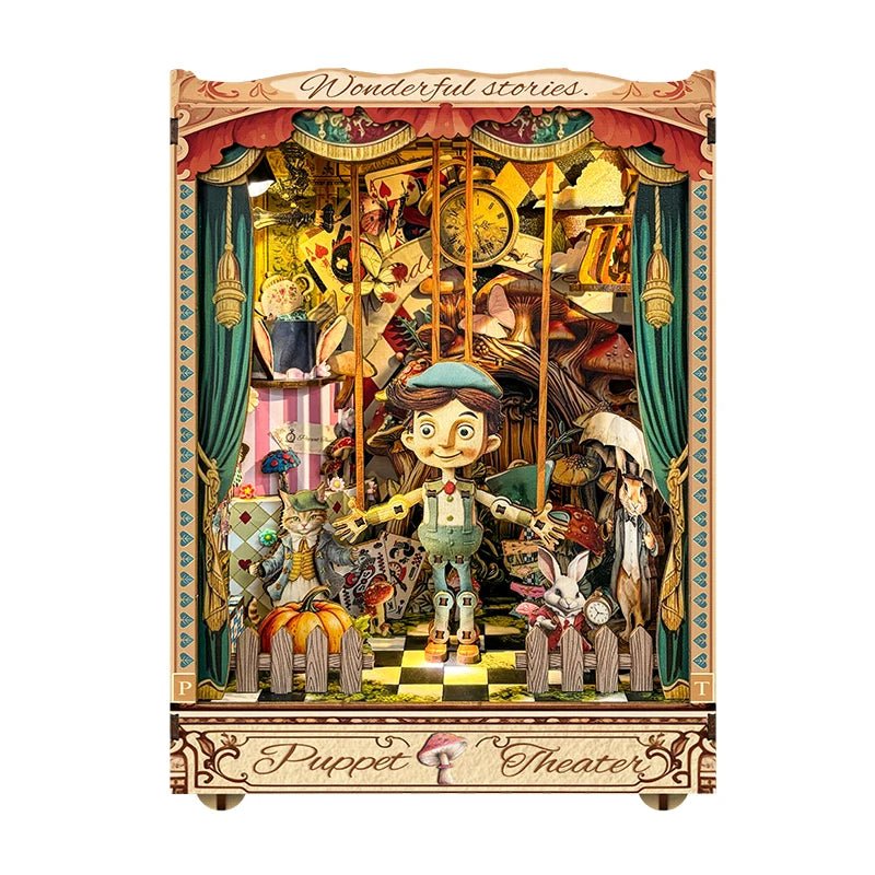 Pinocchio Puppet Theater Book Nook - Image 2