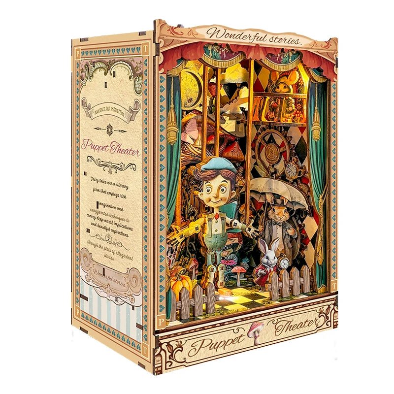 Pinocchio Puppet Theater Book Nook - Image 3