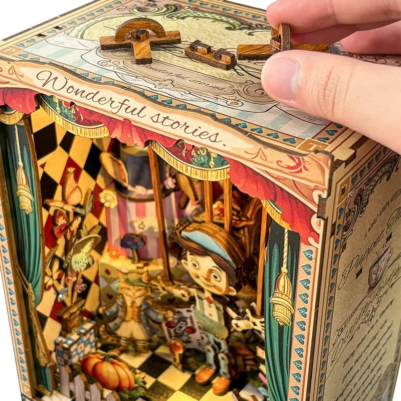 Pinocchio Puppet Theater Book Nook - Image 4