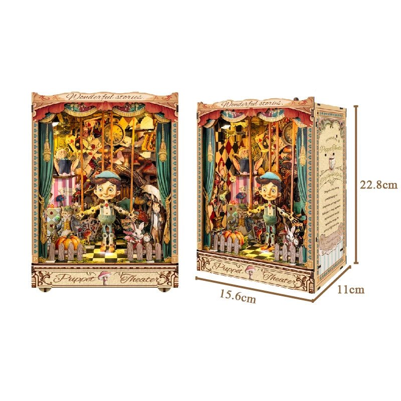 Pinocchio Puppet Theater Book Nook - Image 6