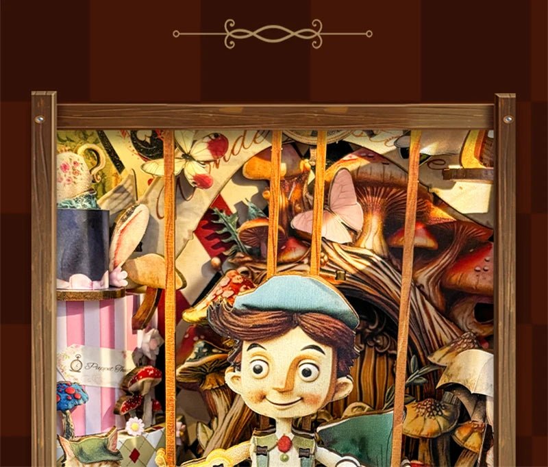 Pinocchio Puppet Theater Book Nook - Image 8