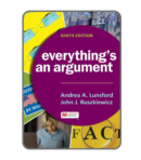 Everything's an Argument 9th Edition Book Cover