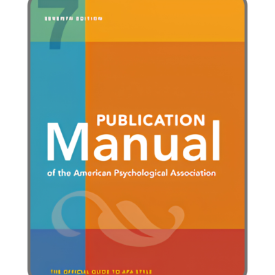 Publication Manual of the American Psychological Association 7th Edition Book Cover