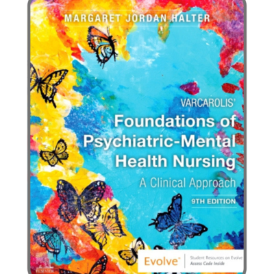 Varcarolis Psychiatric Mental Health Nursing 9th Edition covers psychiatric care, mental health nursing, therapeutic communication, and behavioral healthcare practice.